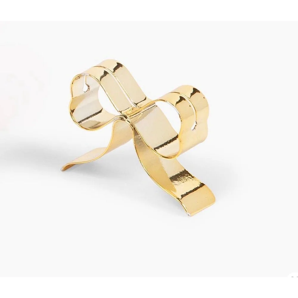 2 Boxes of New Love x June 4ct Gold Bow Place Card Holders